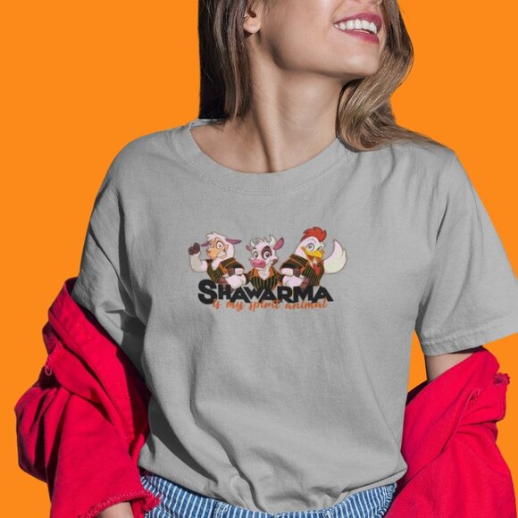 Shawarma is My Spirit Animal Shirt |  Funny Islam Statement Shirt Ramadan Shirt - Picture 10 of 10